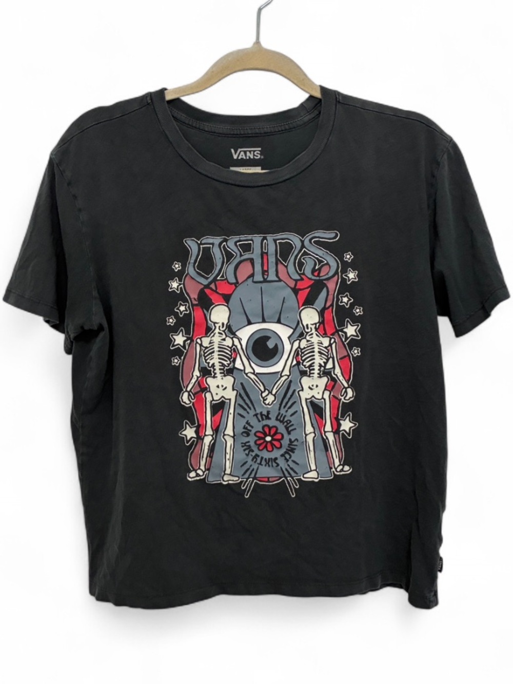 Vans Skeleton Tour Graphic Short Sleeve Tee Shirt